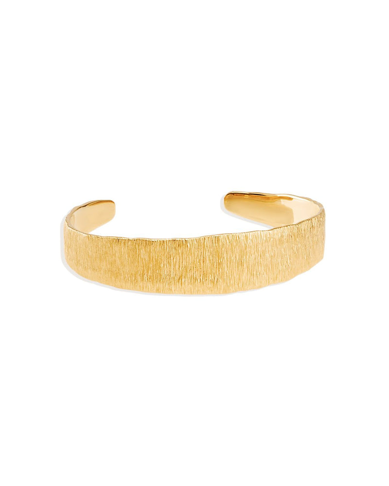 By Charlotte - Woven Light Cuff in Gold