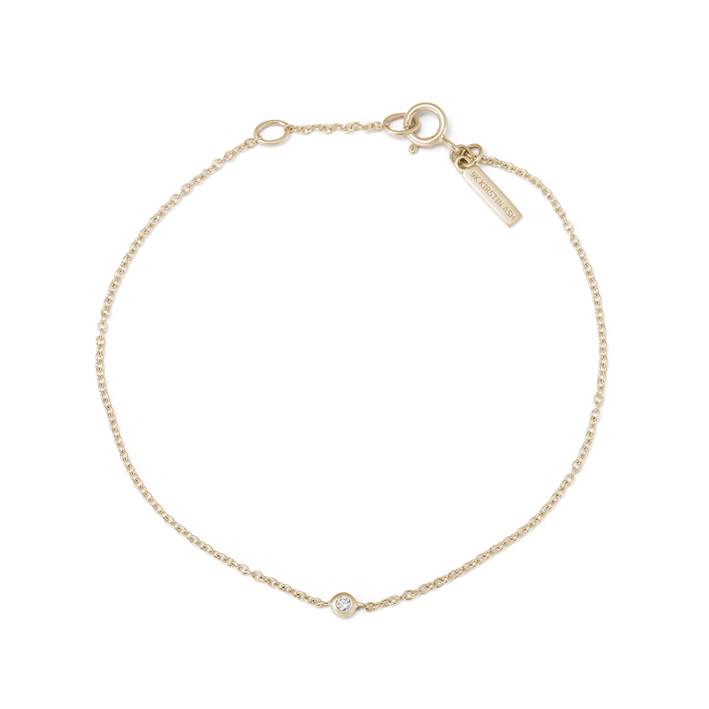 
                      
                        Kirstin Ash - Petite Diamond Bracelet in 9k Solid Gold
                      
                    