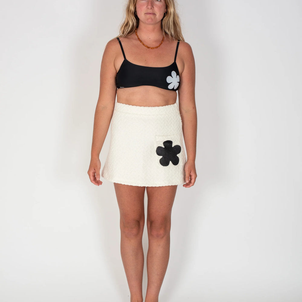 
                      
                        Atmosea - Posy Terry Skirt in White
                      
                    
