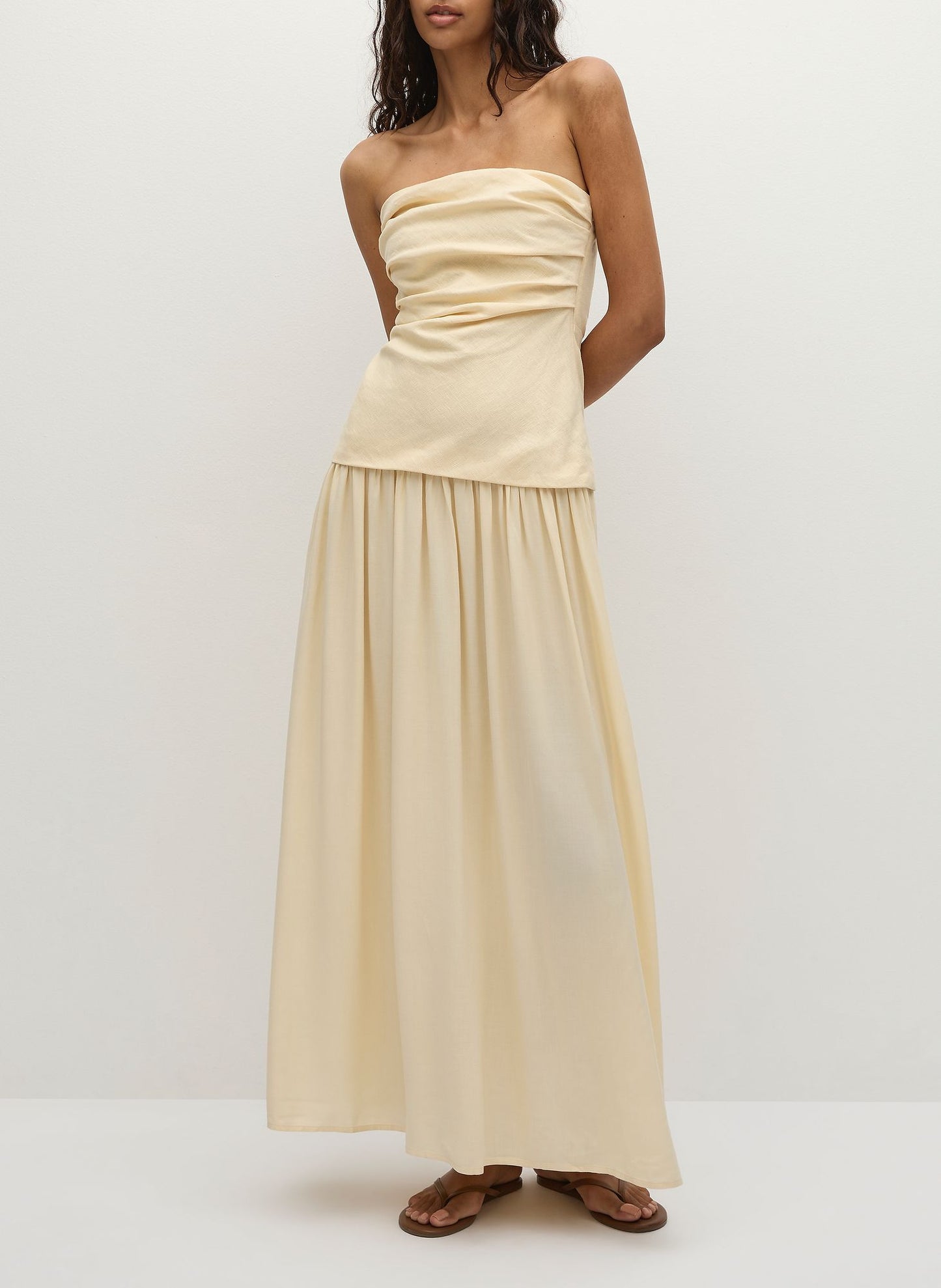 Faithfull The Brand - Hedy Maxi Dress in Butter