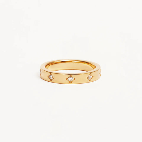 By Charlotte - Infinite Light Ring in Gold