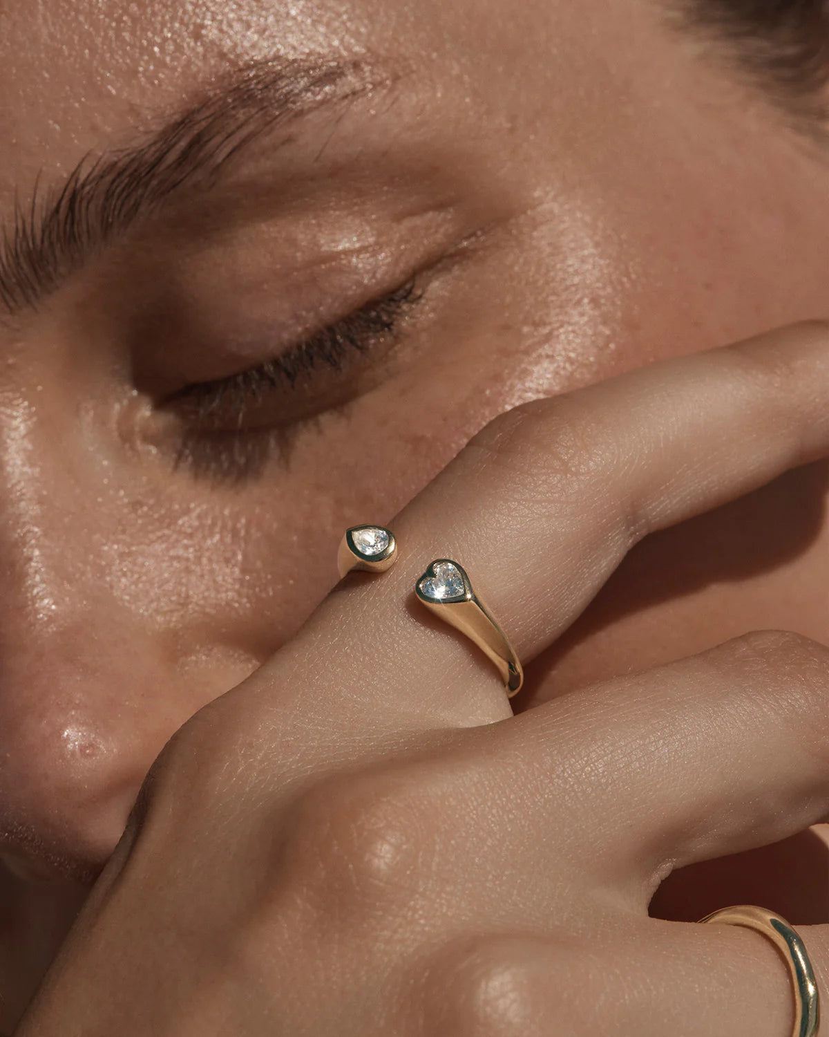 By Charlotte - With Every Breath Ring in Gold