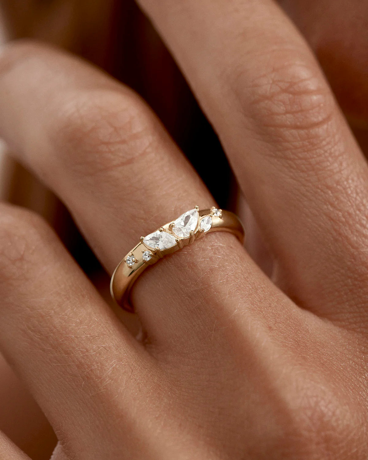 By Charlotte - With Wings I Fly Ring in Gold