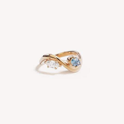 By Charlotte - With Freedom I Become Ring in Gold