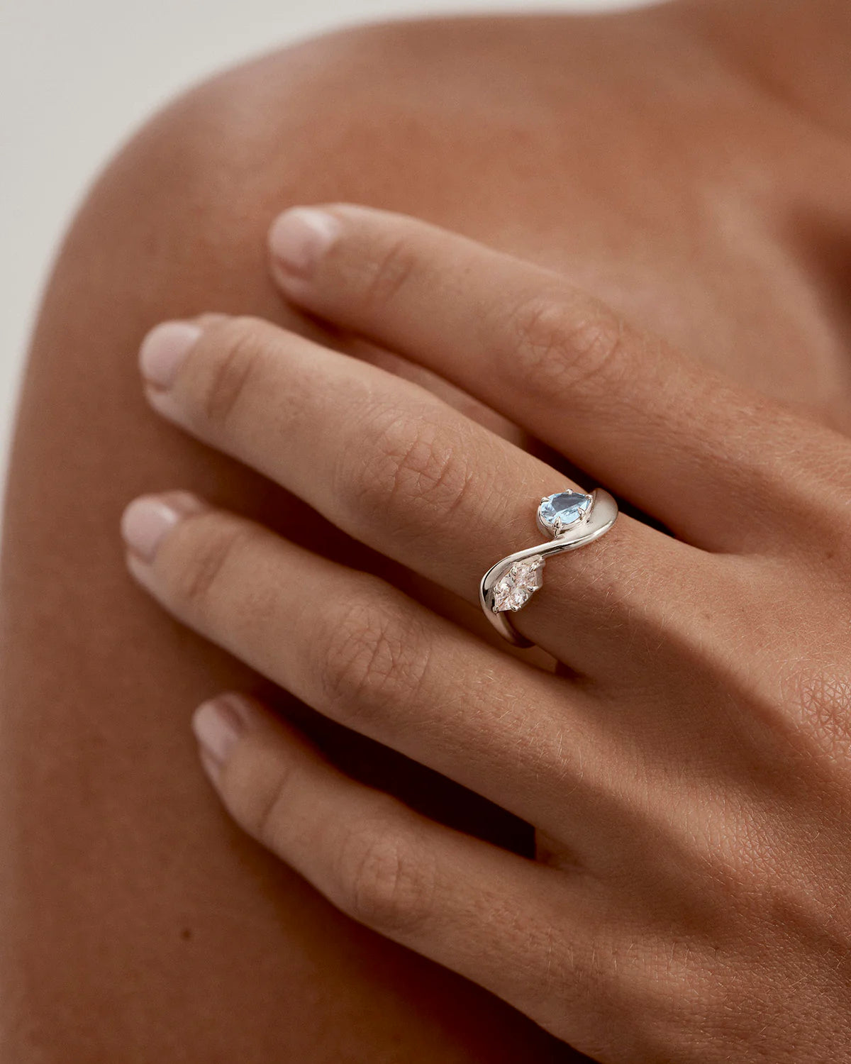 By Charlotte - With Freedom I Become Ring in Silver