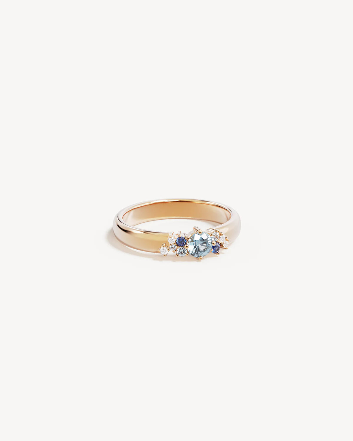 By Charlotte - I Breathe, I Become Ring in Gold