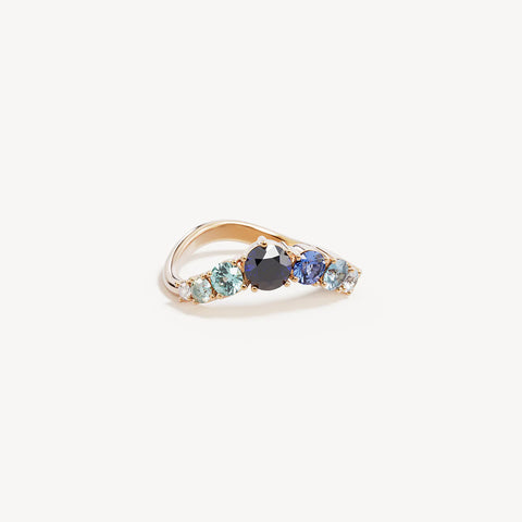 By Charlotte - Endless Skies Ring in Gold