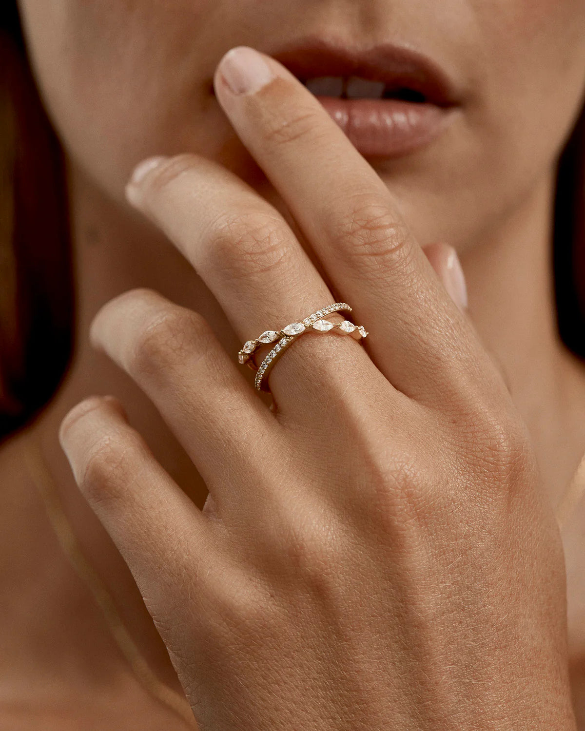 By Charlotte - Path To You Ring in Gold