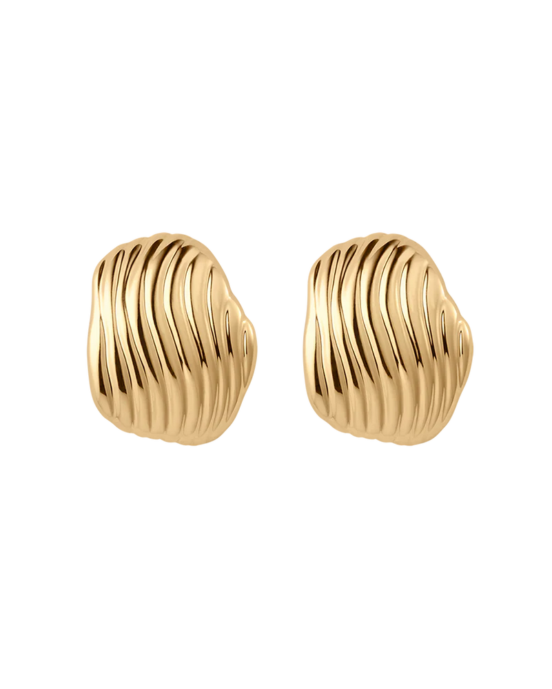 Kirstin Ash - Rise Oversized Stud Earrings in Gold