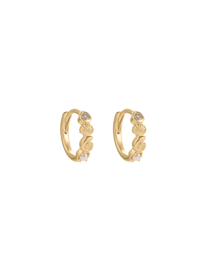 Kirstin Ash - Shoreside Hoops in Gold