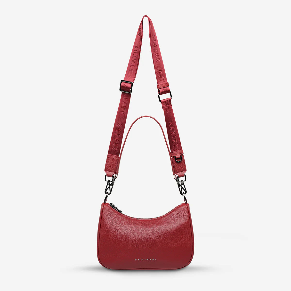 Status Anxiety - Look Both Ways Bag in Rouge
