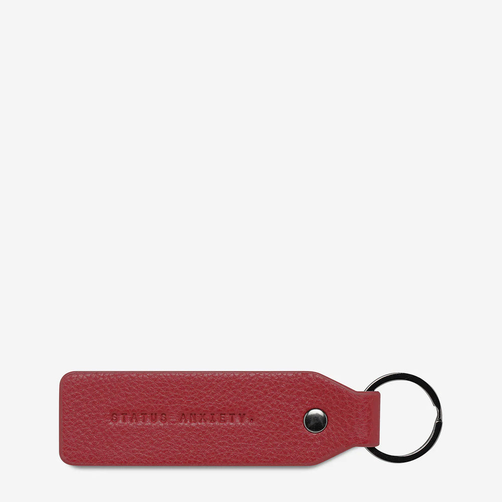 Status Anxiety - Make Your Move Keyring in Rouge