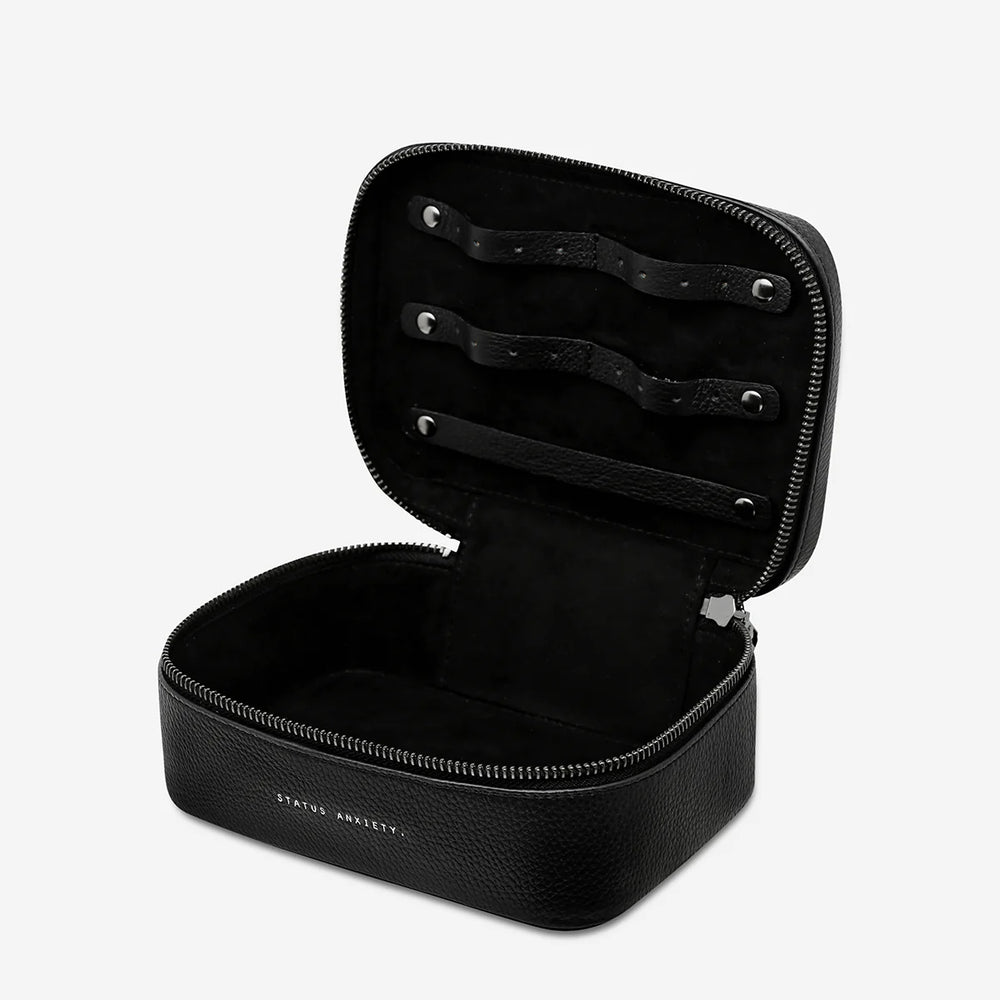 
                      
                        Status Anxiety - Shining Armour Jewellery Case in Black
                      
                    