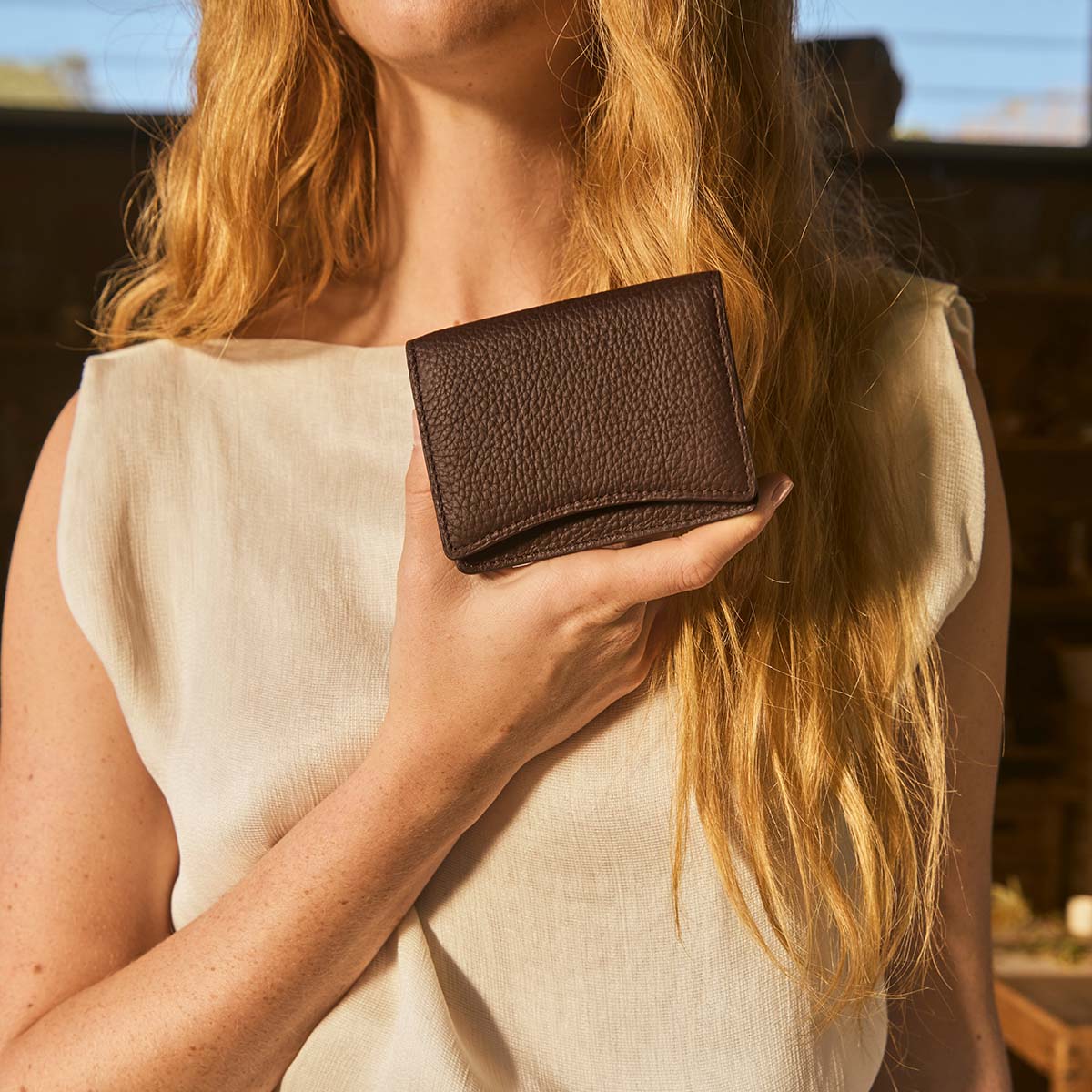 Status Anxiety - Lumen Wallet in Cocoa