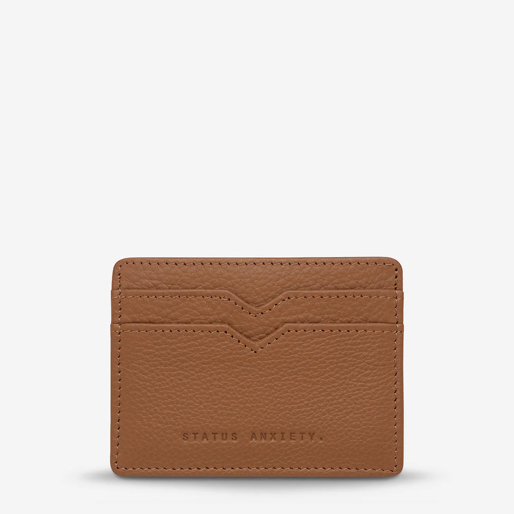 Status Anxiety - Together For Now Wallet in Camel