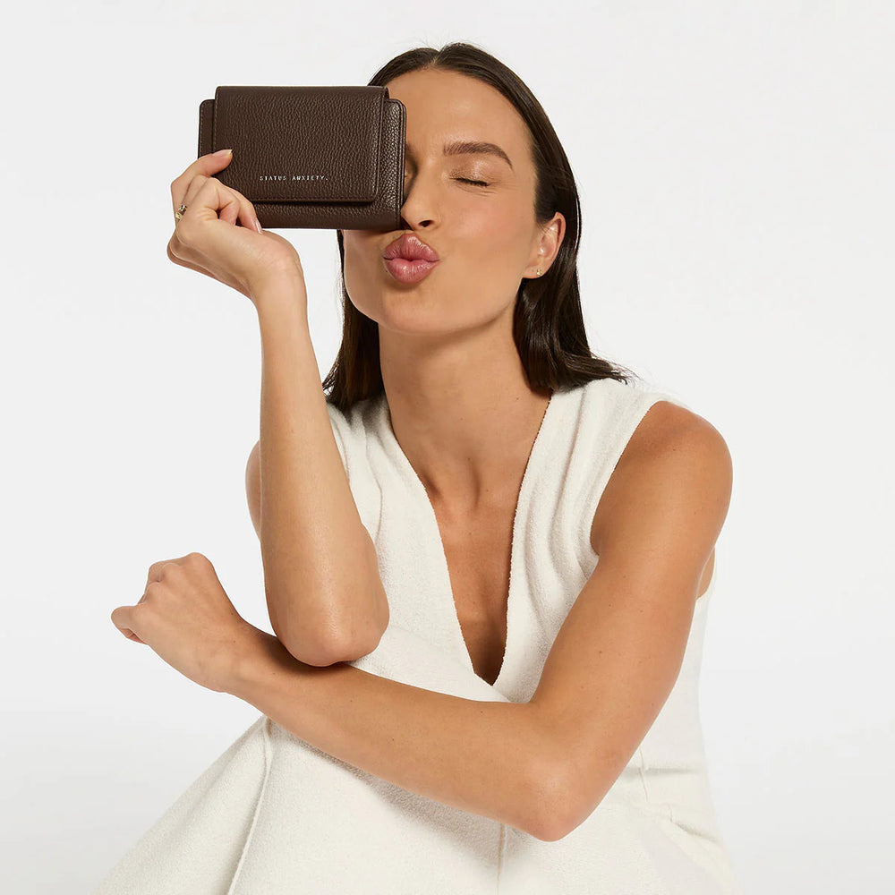 Status Anxiety - Visions Wallet in Cocoa