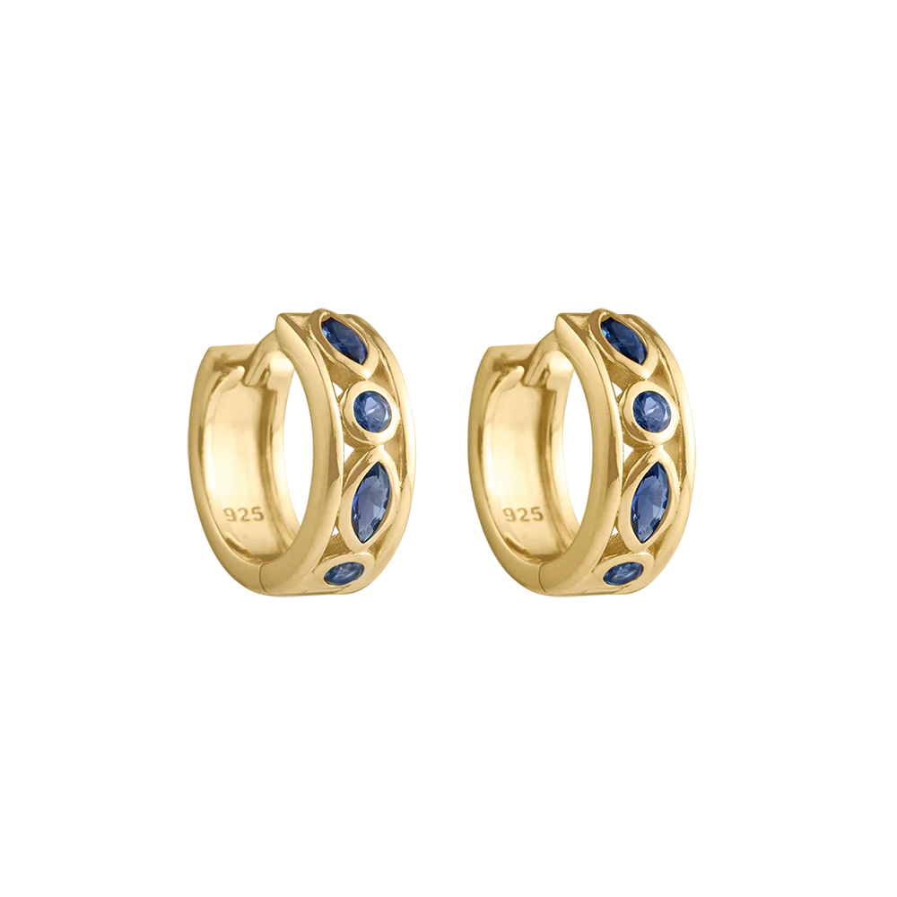 Kirstin Ash - Synergy Hoops in Gold