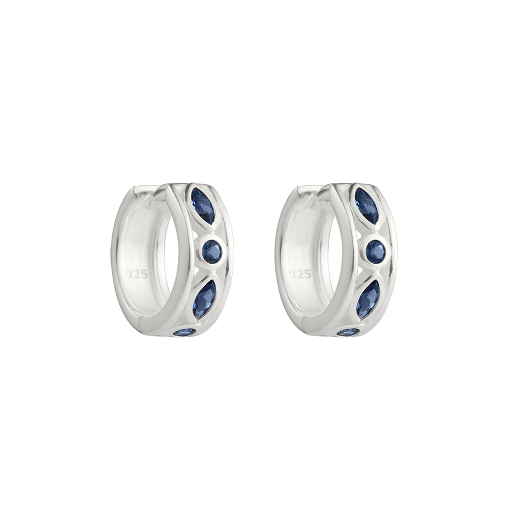 Kirstin Ash - Synergy Hoops in Silver
