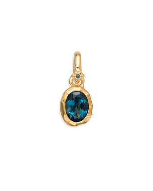 By Charlotte - Sacred Jewel Topaz Pendant in Gold