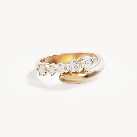 By Charlotte - Guided By The Stars Ring in Gold