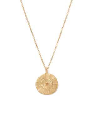 Kirstin Ash - Tangerine Coin Necklace in Gold