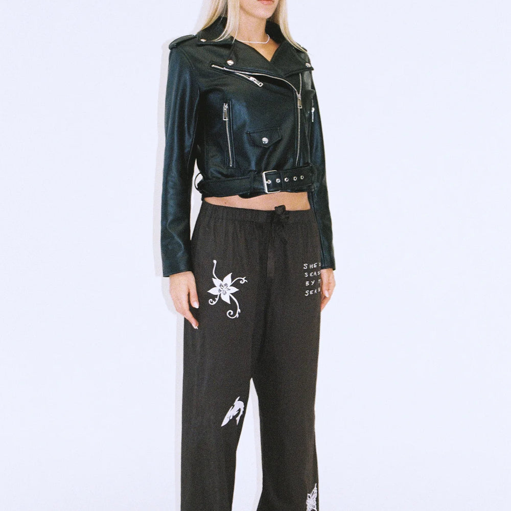 
                      
                        Lottie Hall - Tattoo Pants in Charcoal
                      
                    