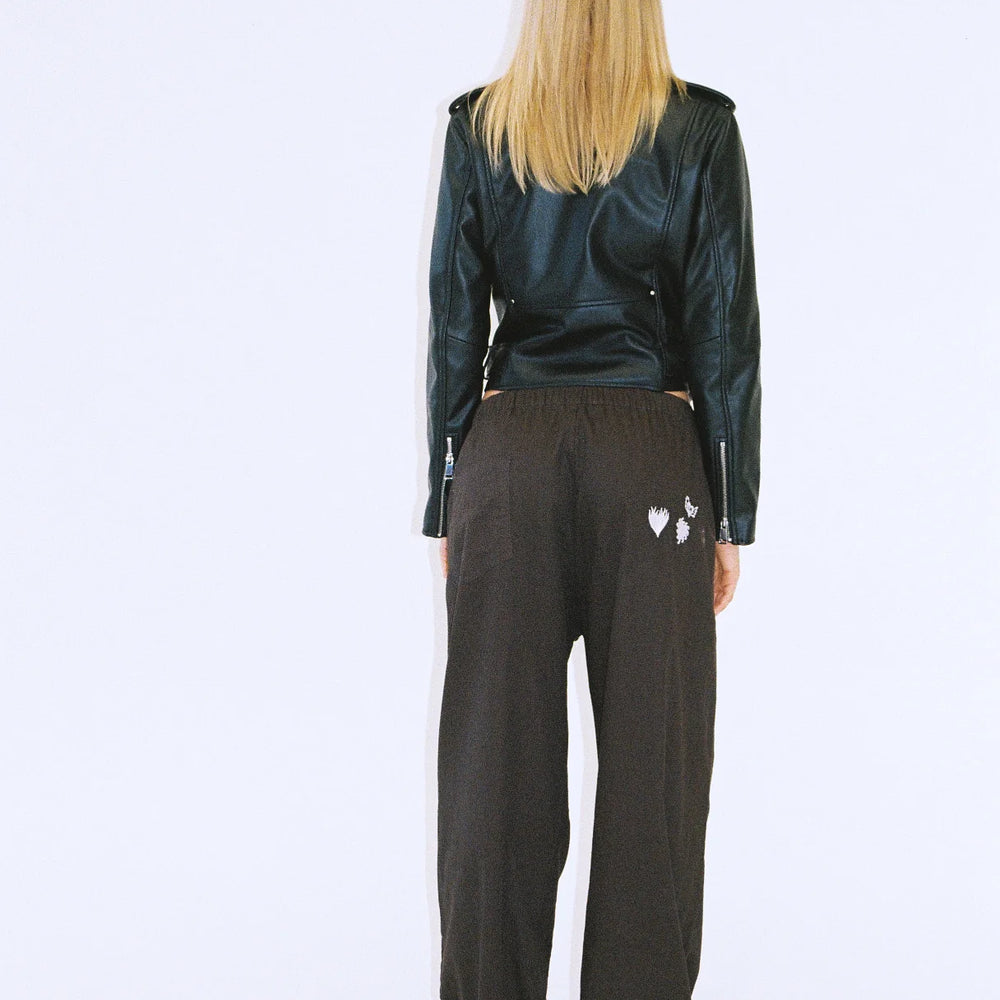 Lottie Hall - Tattoo Pants in Charcoal