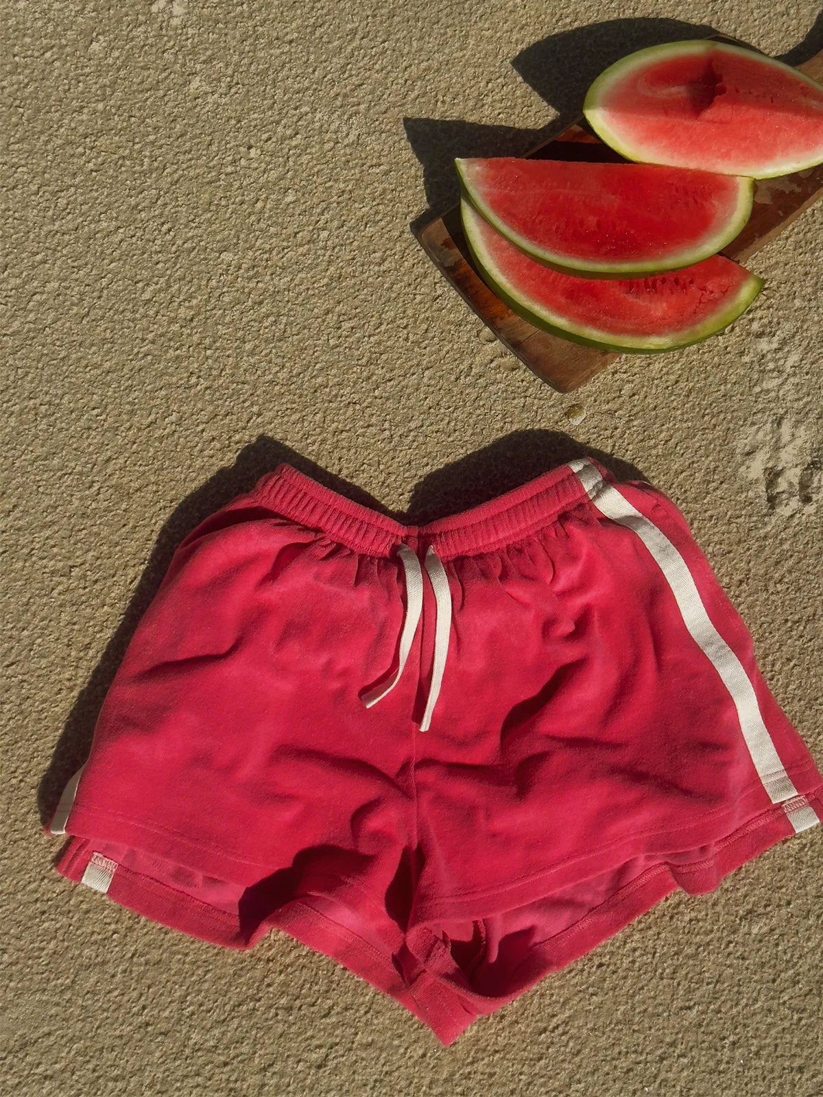 Atmosea - Terry Towel Short in Strawberry
