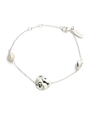 Kirstin Ash - Tidal Pearl Bracelet in Silver