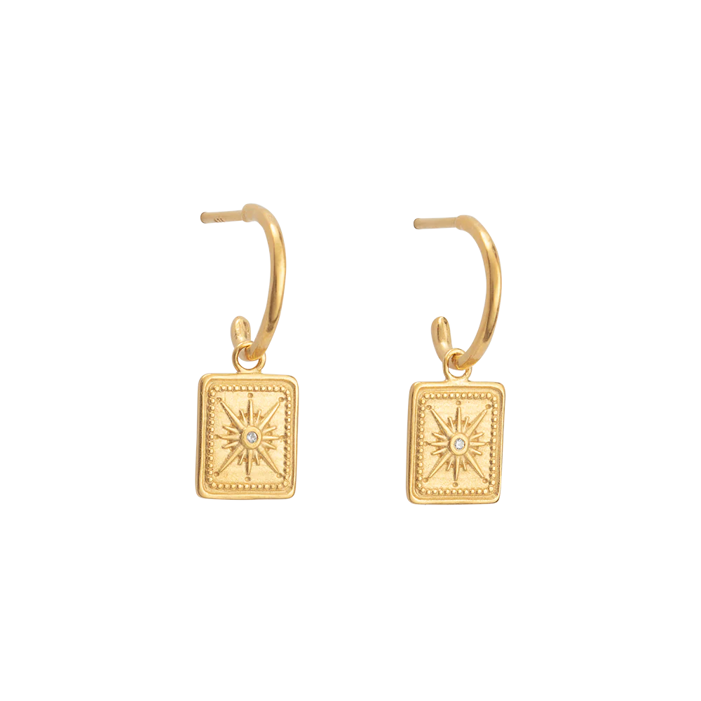 
                      
                        Kirstin Ash - True North Hoops in Gold
                      
                    