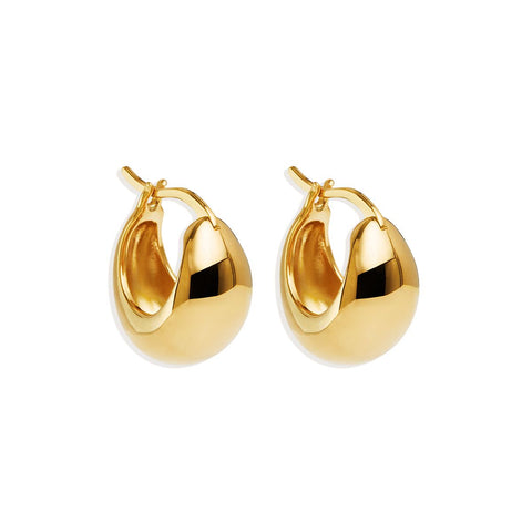 By Charlotte - Sunkissed Hoops in Gold - Small