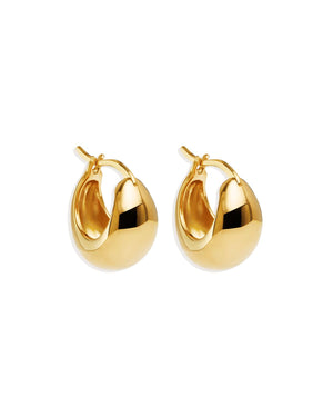 By Charlotte - Sunkissed Hoops in Gold - Small
