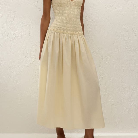 Faithfull The Brand - Carmen Maxi Dress in Milk