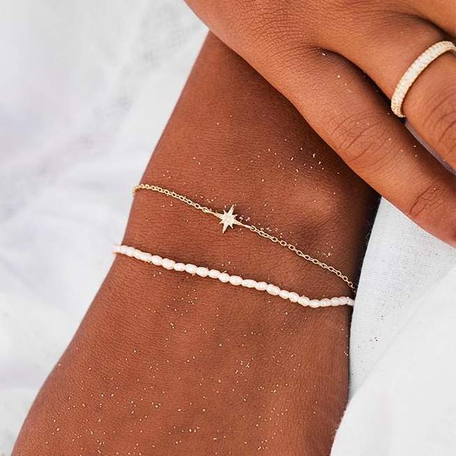 By Charlotte  - Starlight Bracelet in Gold