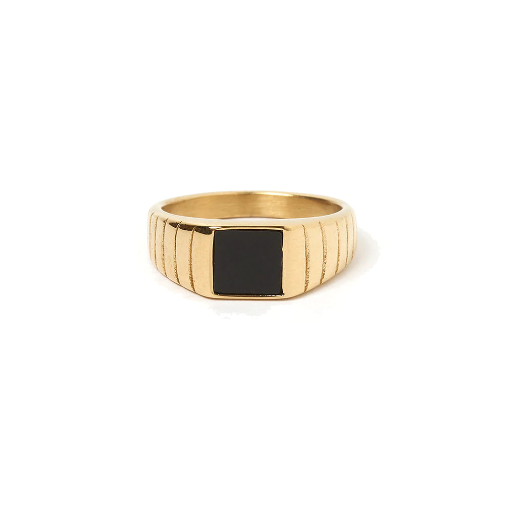 Arms of Eve - Yin Signet Ring in Black
