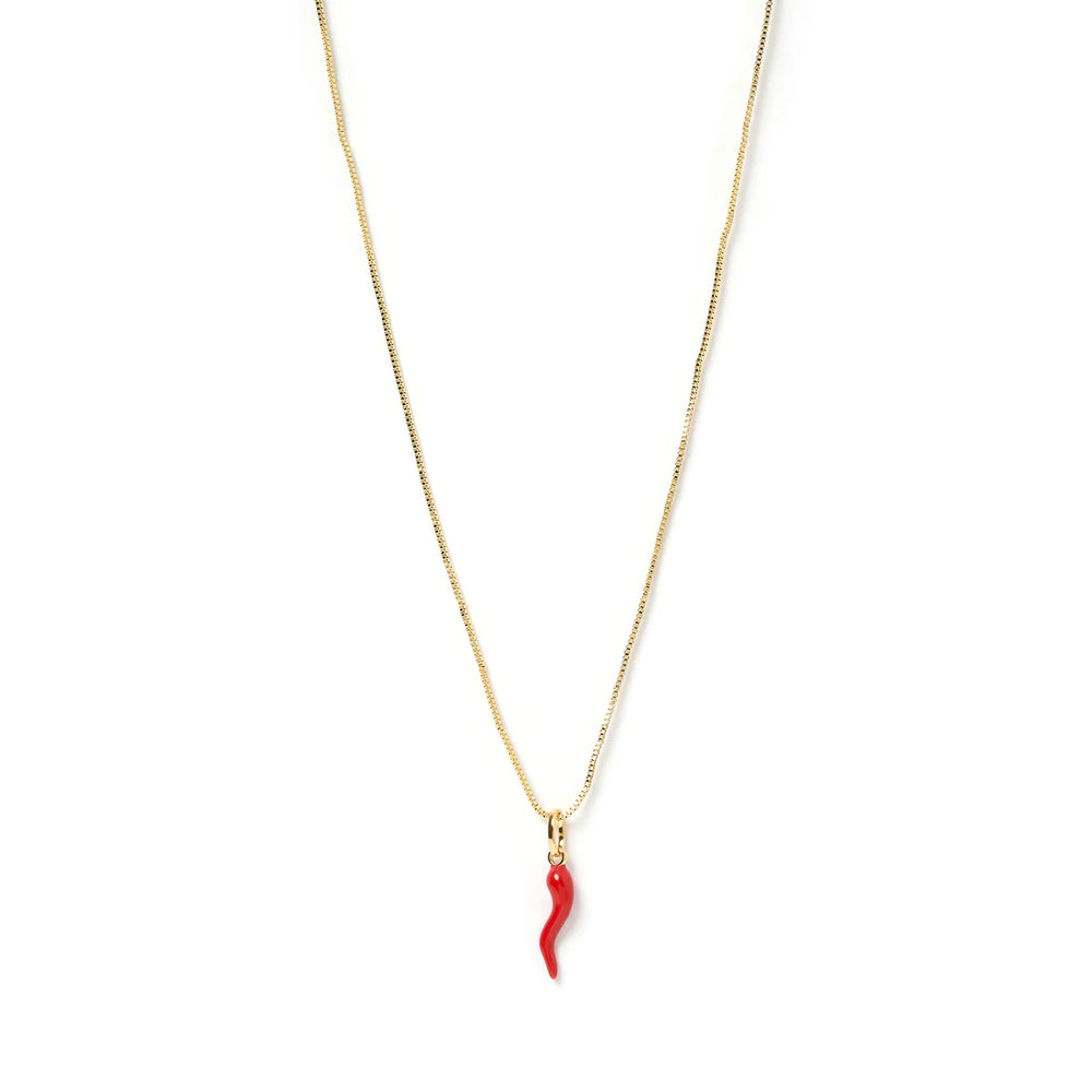 
                      
                        Arms of Eve - Red Cornicello Chili Charm Necklace
                      
                    