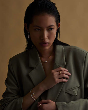 Kirstin Ash - La Sirene Pearl Bracelet in Gold