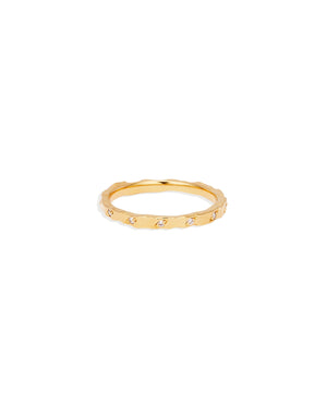 By Charlotte - Cosminc Thin Ring in Gold