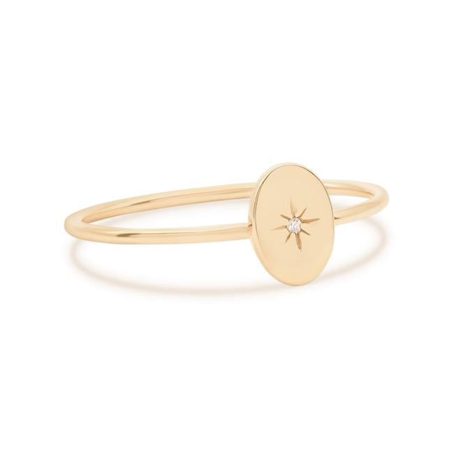 By Charlotte - 14k Gold Shine Your Light Ring