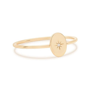 By Charlotte - 14k Gold Shine Your Light Ring