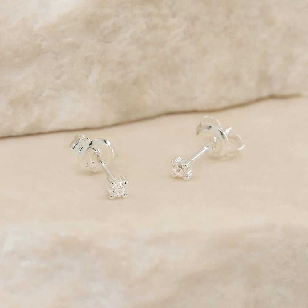 
            
                Load image into Gallery viewer, By Charlotte - Pure Light Stud Earrings in Silver
            
        