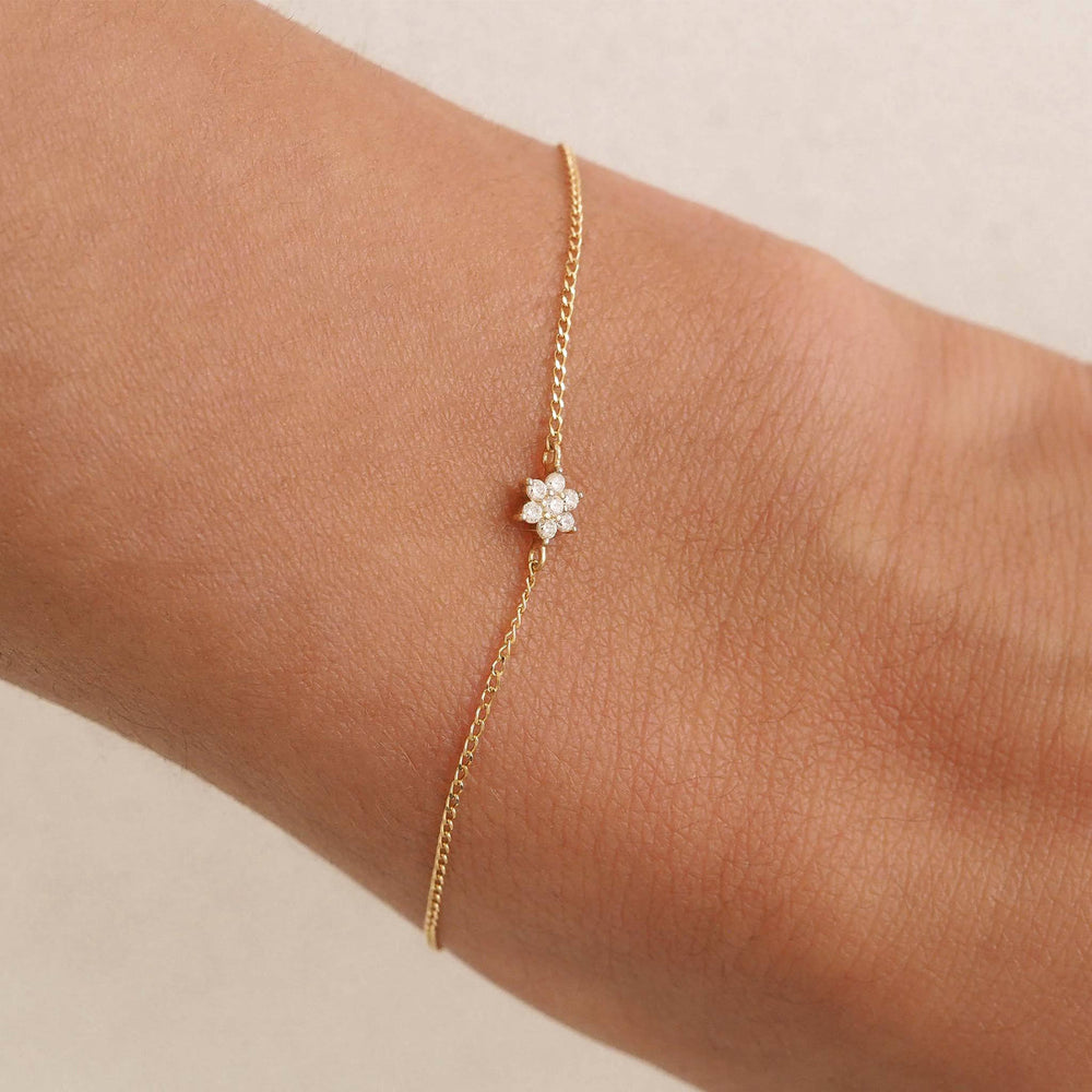 
                      
                        By Charlotte - 14k Solid Gold Crystal Lotus Flower Bracelet
                      
                    