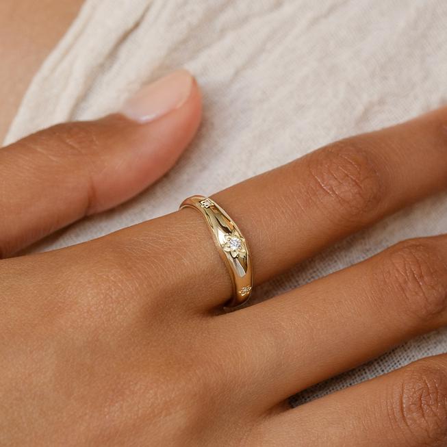 By Charlotte - Align Your Soul Ring in Gold