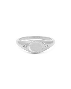 Kirstin Ash - Align Signet Ring Silver