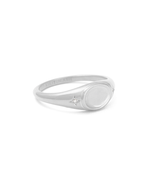 Kirstin Ash - Align Signet Ring Silver