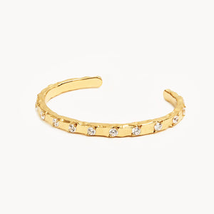 By Charlotte - Cosmic Cuff Bracelet in Gold