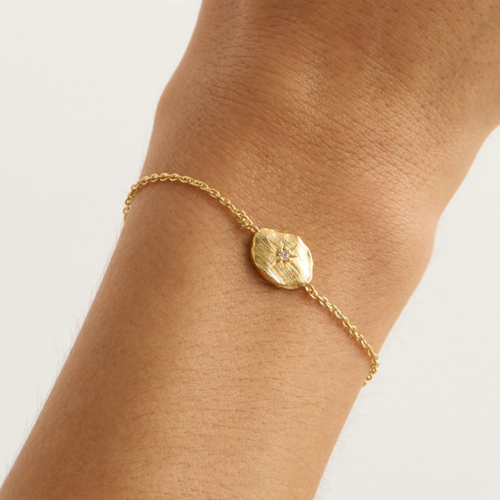 By Charlotte  - North Star Bracelet in Gold