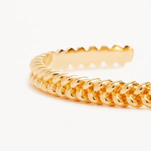 
            
                Load image into Gallery viewer, By Charlotte - Intertwined Cuff Bracelet in Gold
            
        