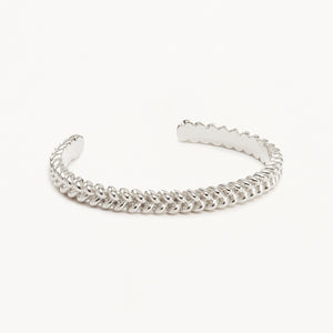 By Charlotte - Intertwined Cuff Bracelet in Silver