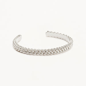 
            
                Load image into Gallery viewer, By Charlotte - Intertwined Cuff Bracelet in Silver
            
        